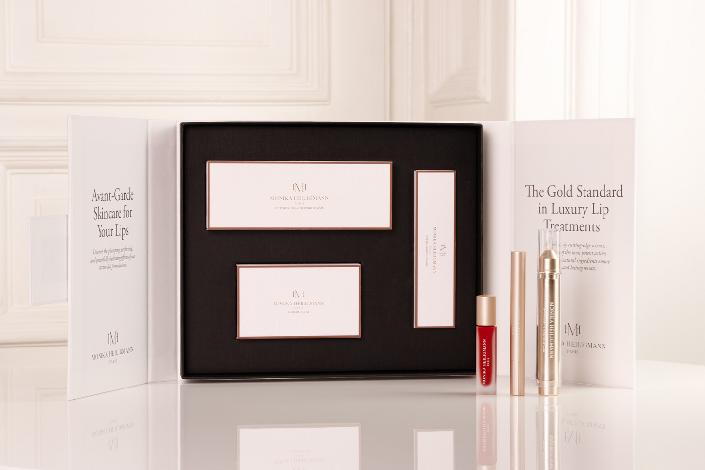 Coffret Iconique Pour Les Lèvres Iconic Lip Perfecting Set - by Monika Heiligmann